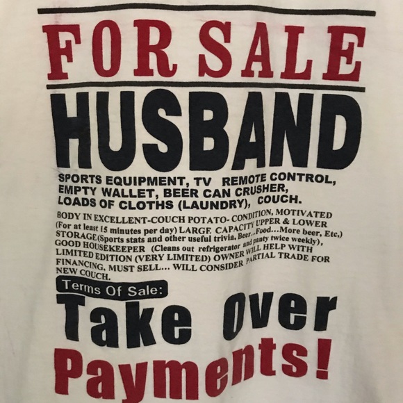 Husband For Sale T-shirt Vintage - Picture 2 of 3